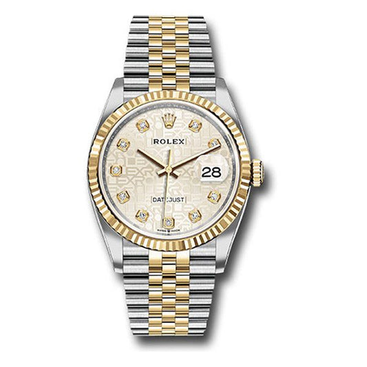 Rolex | Datejust SJDJ Silver Diamond Dial - Free & Fast UAE Shipping