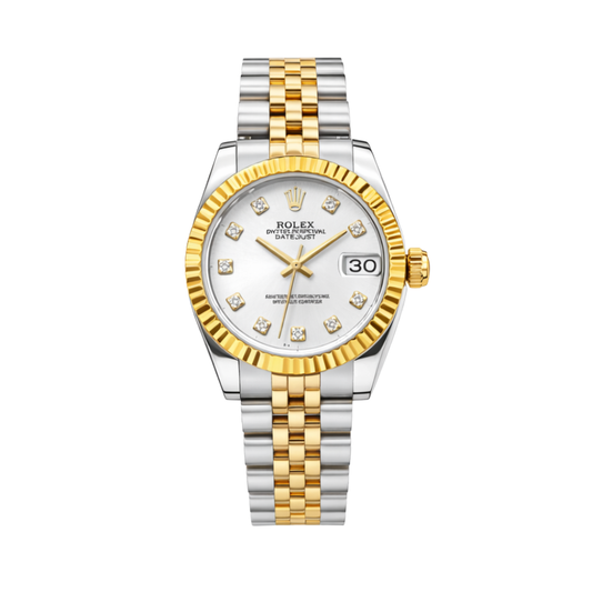 Rolex Watch | Rolex Datejust Silver Gold-White Dial