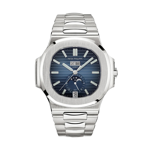 Patek Philippe Watch | Nautilus Annual Calendar, Blue Dial