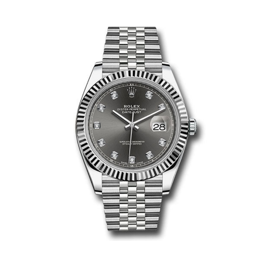 Rolex Watch | Datejust Grey Dial Silver Steel