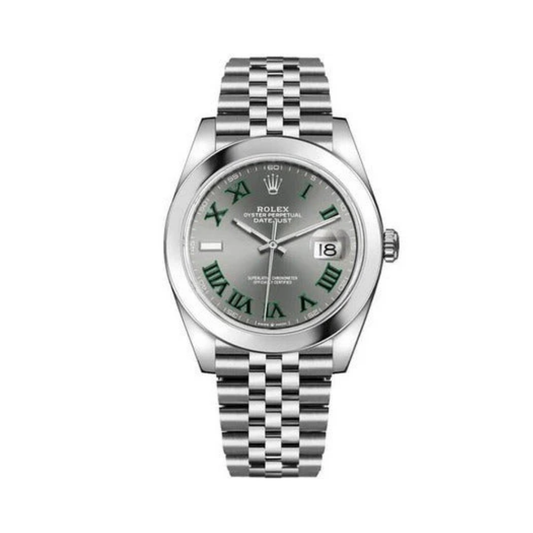 Rolex Watch | Datejust Grey Dial Silver Steel