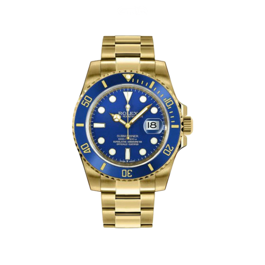 Rolex Watch | Submariner Date Blue Dial Gold