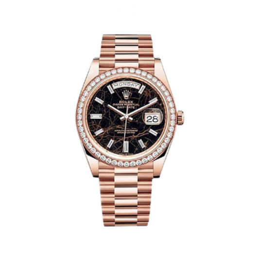 Rolex Watch | Day-Date Eisenkiesel Diamond Dial