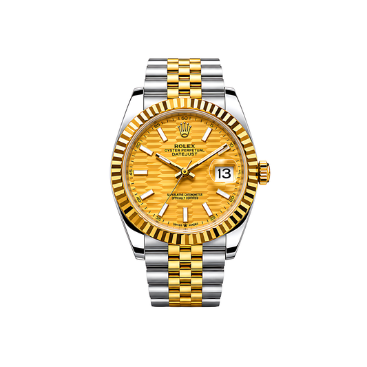 Rolex Datejust Mint Gold White Dial Silver Gold Watch - image 1