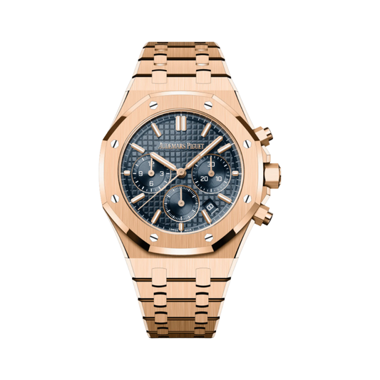 Audemars Piguet Watch | Royal Oak Selfwinding Chronograph Stainless Gold Steel Blue Dial