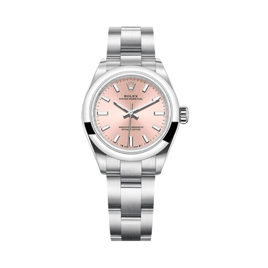 Rolex Watch | Oyster Perpetual Pink Dial Steel