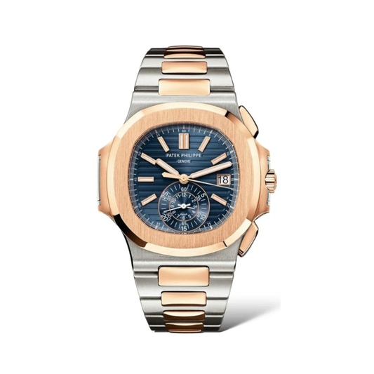 Patek Philippe Watch | Nautilus Chronograph Two Tone Rose Gold