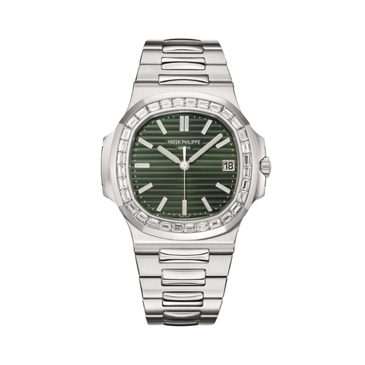 Patek Philippe Watch | Nautilus Olive Green Dial