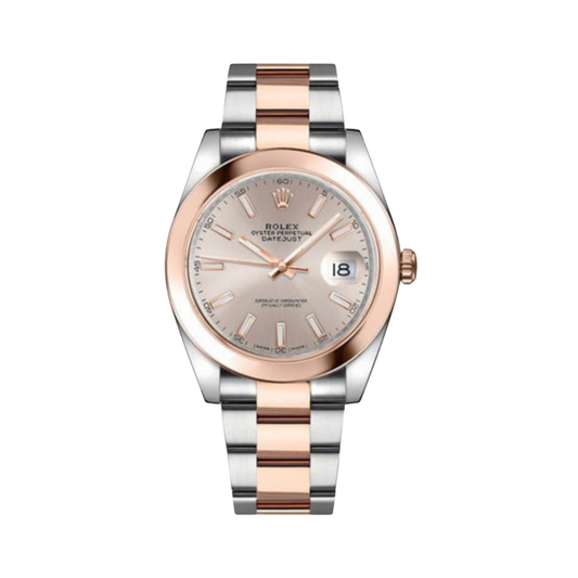 Rolex Watch | Datejust Rose Gold Silver