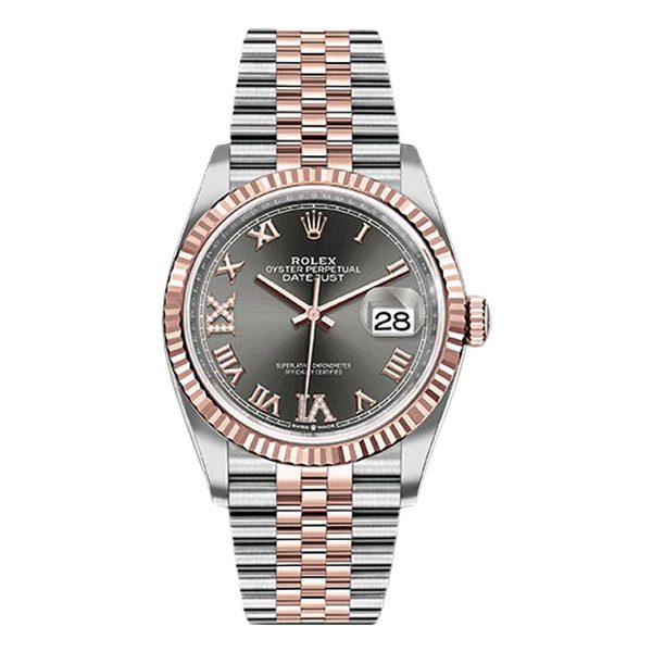 Rolex | Datejust Dark Rhodium Roman Dial - Free & Fast UAE Shipping