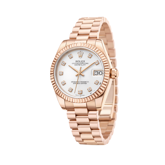 Rolex Watch | Datejust 28 Diamond White Dial