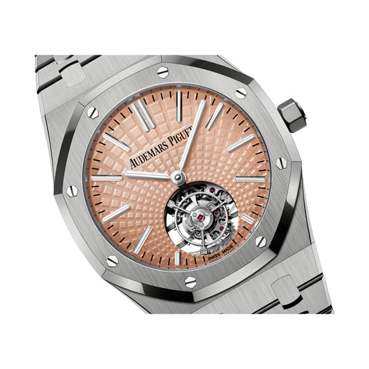 Audemars Piguet Watch | Royal Oak Flying Tourbillon Salmon Dial