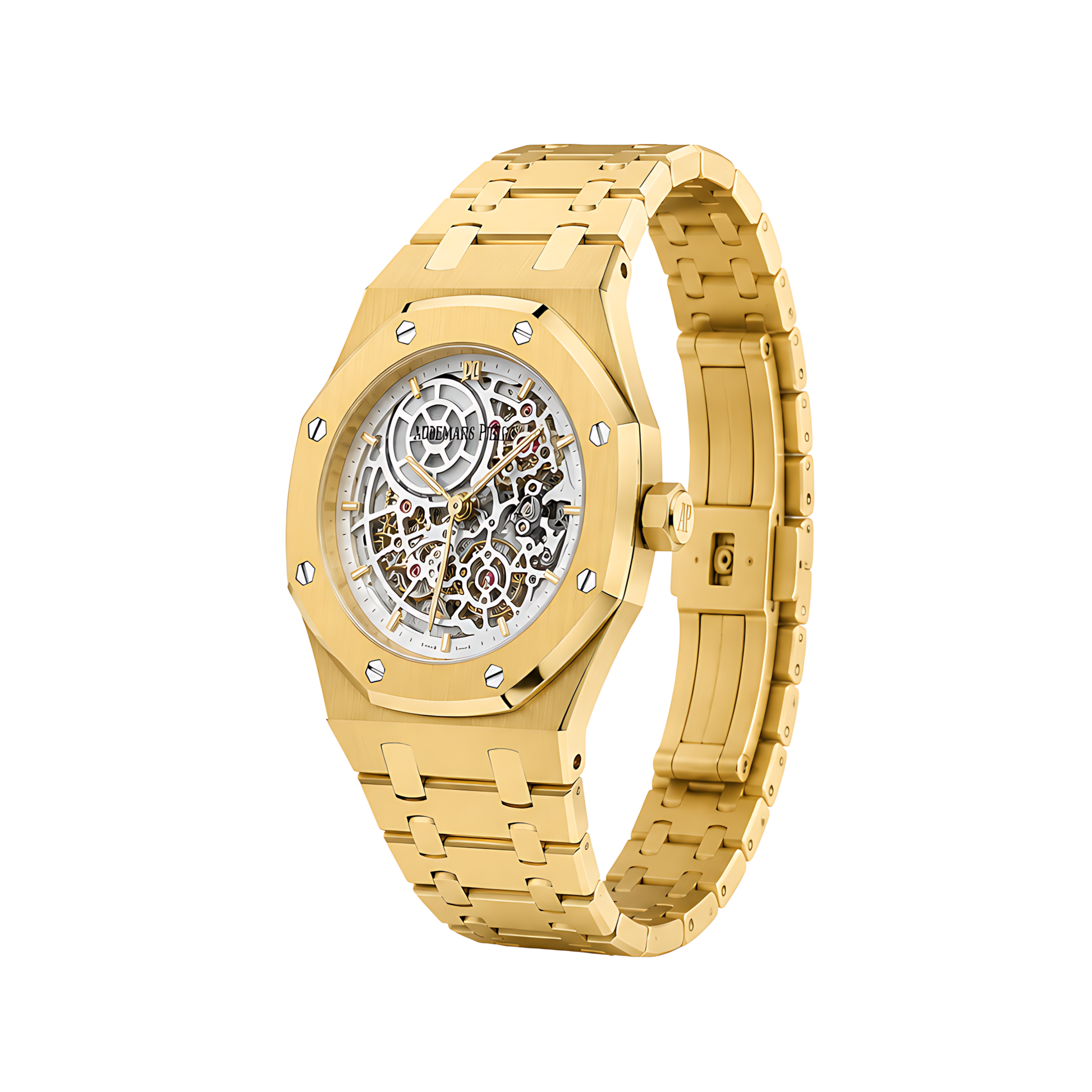 Audemars Piguet Royal Oak Double Balance Wheel Skeleton Gold Watch - image 3
