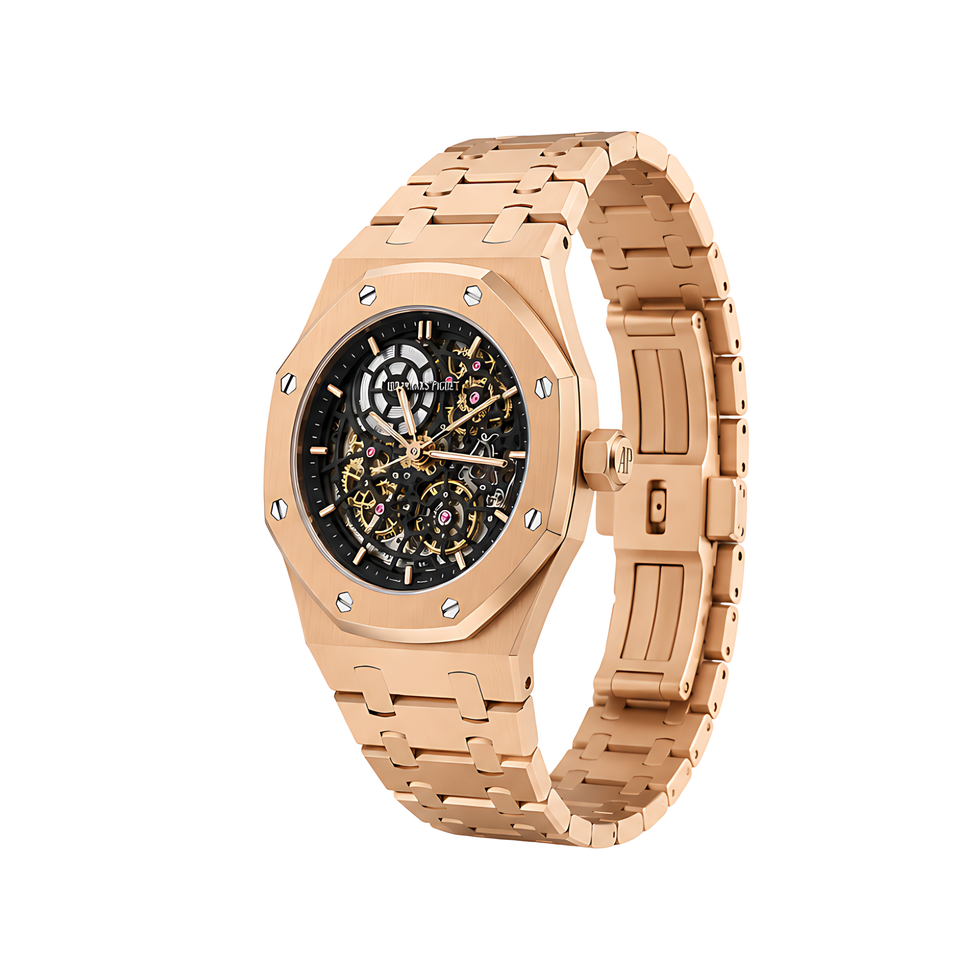 Audemars Piguet Royal Oak Double Balance Wheel Skeleton Rose Gold Watch - image 3
