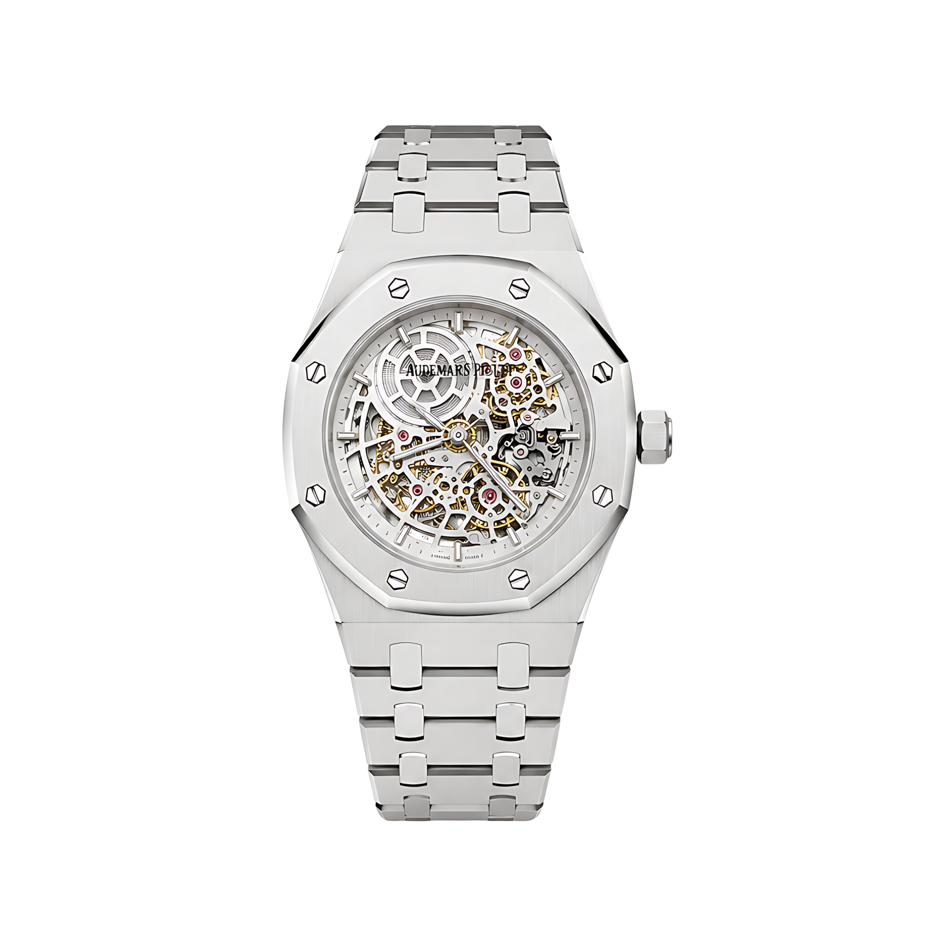 Audemars Piguet Royal Oak Double Balance Wheel Skeleton Silver Watch - image 1
