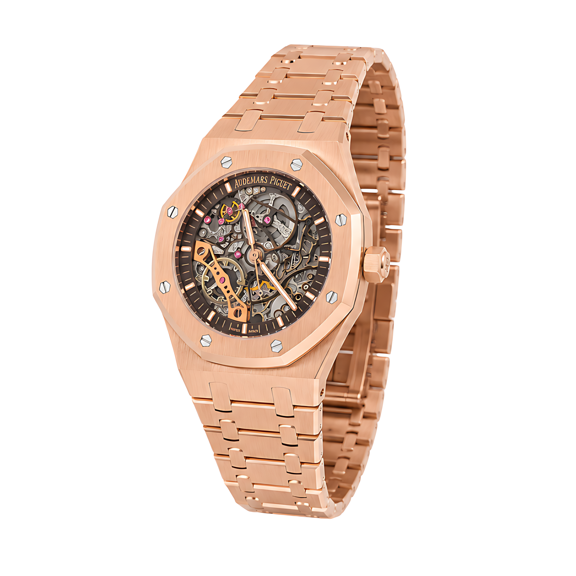 Audemars Piguet Royal Oak Skeleton Rose Gold Watch - image 2