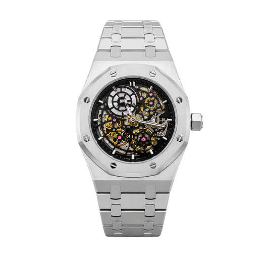 Audemars Piguet White Skeleton Dial Silver Watch - image 1