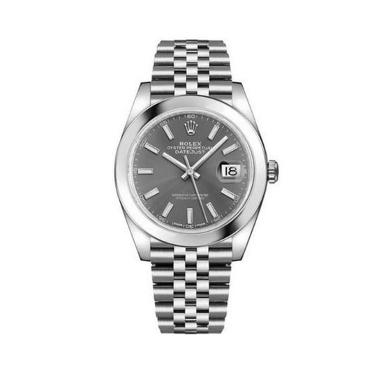 Rolex Watch | Datejust Grey Dial Silver Steel