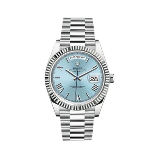 Rolex Watch | Day-Date Ice Blue Roman Dial