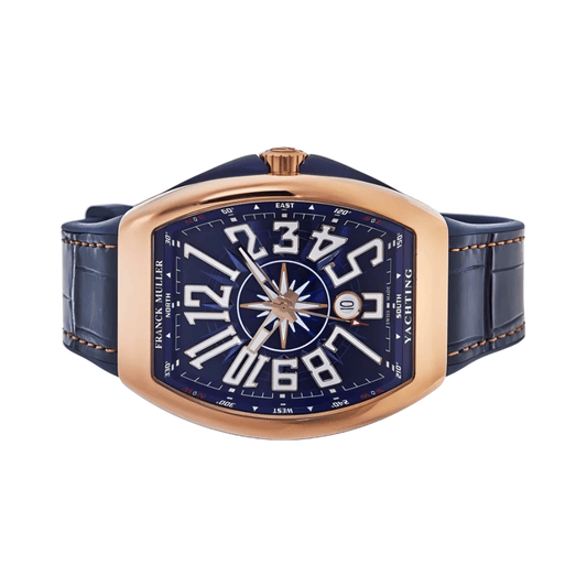 Franck Muller Watch | Rose Gold Blue Dial