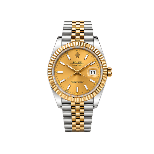Rolex Datejust Slate Grey Waffle Dial Silver Watch - image 1