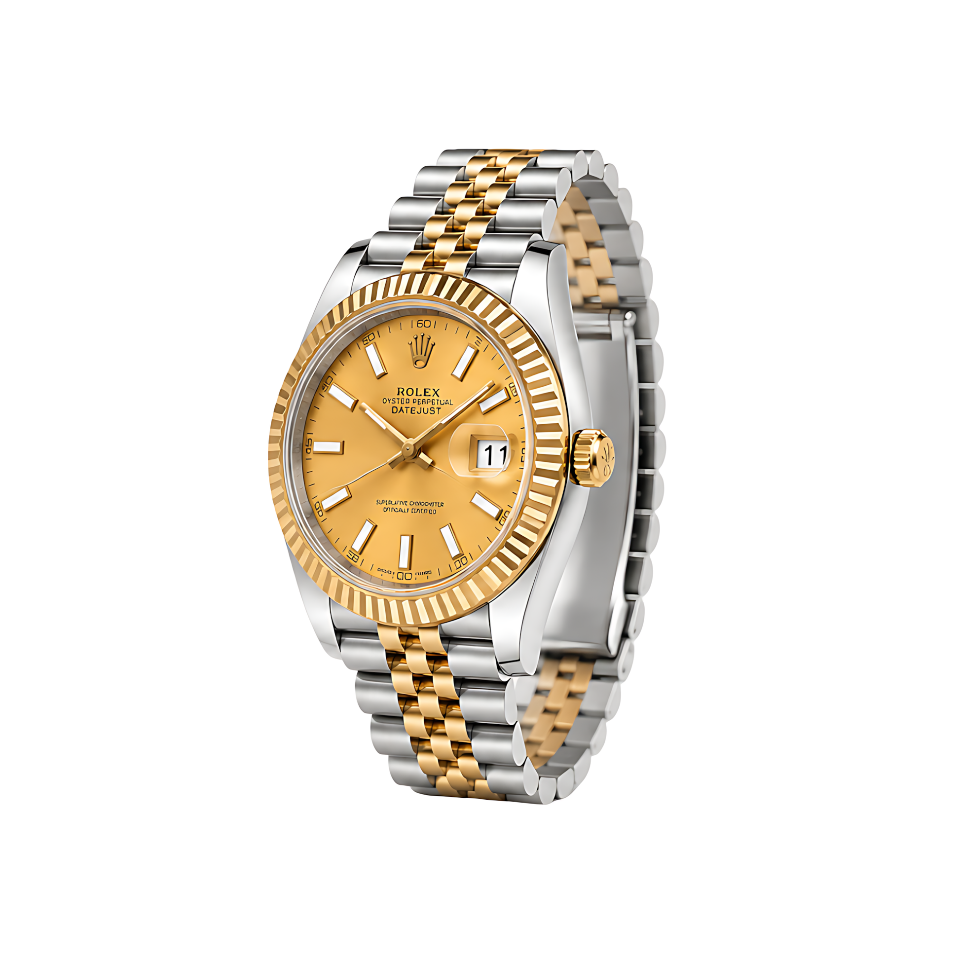 Rolex Datejust Slate Grey Waffle Dial Silver Watch - image 3