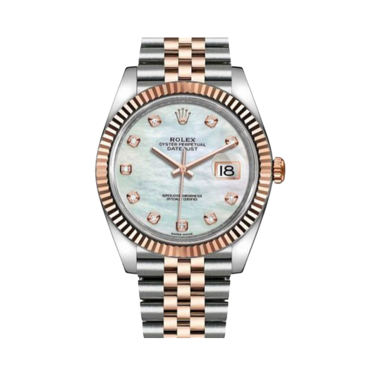 Rolex Watch | Datejust Blue Dial Gold Silver