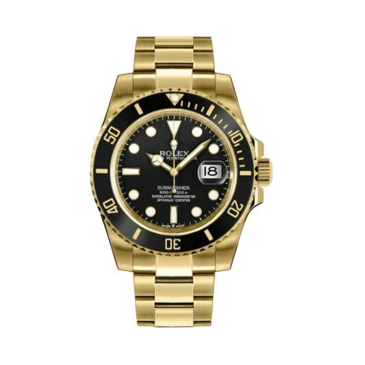 Rolex Watch | Submariner Date Gold Black Dial
