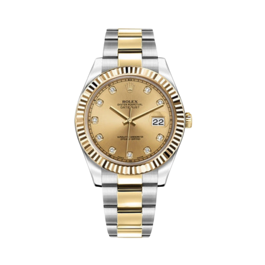 Rolex Watch | Datejust Gold Dial Yellow Steel