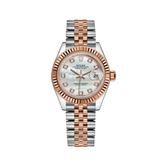 Rolex Watch | Datejust Light Blue Gold Steel